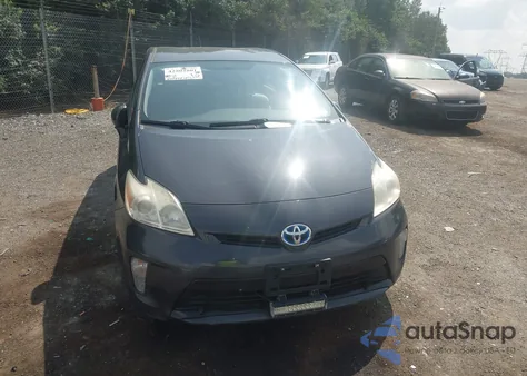 2012 Toyota Prius Three from USA, damaged, VIN JTDKN3DU7C5377683